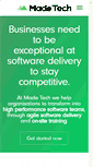Mobile Screenshot of madetech.com