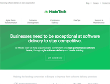 Tablet Screenshot of madetech.com